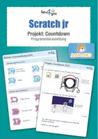 Vorschau - Arbeitsblätter - Scratch jr - Projekt: Countdown - Deckblatt