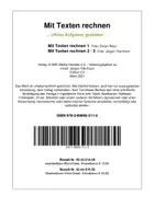 Vorschau - Unterrichtsreihen - Sonderausgabe 2021 Mathematik / Mit Texten rechnen - Seite 1