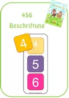 Vorschau - Fördermaterial/Inklusion - 123 System - Beschriftung 456 - Deckblatt