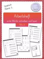 Vorschau - Arbeitsblätter - 🖌 Arbeitsheft I erste Wörter schreiben I Teil 2 - Deckblatt