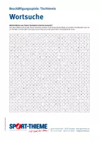 Vorschau - Spiele - Sport-Thieme Tischtennis Wortsuchrätsel - Seite 1