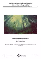 Vorschau - Arbeitsblätter - Noch schnell ein Gedicht analysieren (Aufgabe, Text, Lösung) - Seite 1