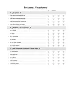 Vorschau - Arbeitsblätter - Encuesta vacaciones - Fragebogen zum Thema Urlaub - Seite 3