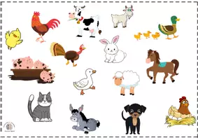 Vista previa - Unidades / Secuencias / Situaciones de Aprendizaje - Tablero de animales - página 1