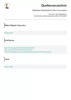 Vorschau - Merkblätter - Médiation (Checkliste für Peer-Correction) - Seite 1