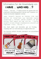 Vorschau - Spiele - MUSICAL INSTRUMENTS - I have ... who has ...? - Seite 1