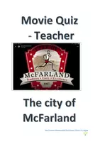 Vista previa - Hojas de trabajo - Movie Quiz: The city of McFarland - Portada