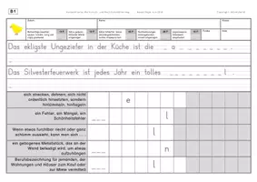 Vorschau - Arbeitsblätter - Konzentriertes Wortschatz- und Rechtschreibtraining - Wörter mit k zwischen zwei Vokalen - Seite 3
