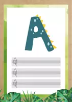 Vorschau - Poster - Klassendeko: Buchstabenposter von A bis Z - Dinoklasse - Seite 3