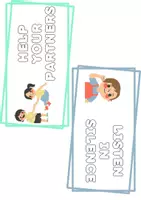 Vista previa - Tarjetas / Manipulativos - Classroom rules - página 2