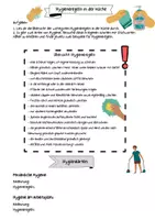 Vorschau - Arbeitsblätter - Hauswirtschaft/ VB: Hygieneregeln in der Küche - Deckblatt