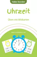 Vorschau - Bildkarten - Uhrzeit halbe Stunden und Einzelbilder 24 Stunden - Deckblatt