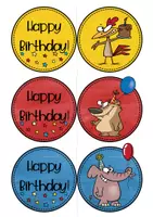 Vorschau - Anderer Materialtyp - "HAPPY BIRTHDAY" - lustige Geburtstagsschilder - Seite 3