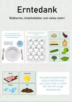 Vorschau - Stundenentwürfe - Unterrichtseinheit - Erntedank - Danke Gott - Deckblatt