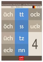 Vorschau - Arbeitsblätter - SET 4 - Konzentriertes Wortschatz- und Rechtschreibtraining - Lektionen zu Wörtern mit zehn verschiedenen Rechtschreibphänomenen - Deckblatt