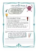 Vorschau - Arbeitsblätter - Die Wortart Nomen - Arbeitsbögen (Grammatik) - Deckblatt