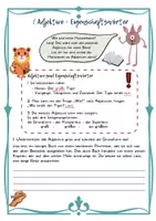 Vorschau - Unterrichtsreihen - Die Wortart Adjektiv - Arbeitsbögen (Grammatik) - Deckblatt