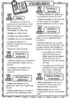 Vista previa - Refuerzo / NEE / Materiales de apoyo - Resumen para Lengua: todo el vocabulario de 5º y 6º - página 2