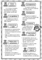 Vista previa - Refuerzo / NEE / Materiales de apoyo - Resumen para Lengua: todo el vocabulario de 5º y 6º - página 3