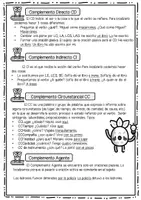 Vista previa - Refuerzo / NEE / Materiales de apoyo - Resumen para Lengua: toda la sintaxis de 5º y 6º - página 3