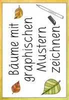 Vorschau - Mal- und Bastelvorlagen - Laubbäume mit graphischen Mustern gestalten - Seite 3