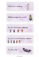 Vorschau - Spiele - Halloween - Action Cards- Englischunterricht - Seite 3