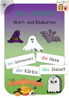 Vorschau - Poster - Halloween Wortschatz / Bildkarten und Wortkarten - Deckblatt