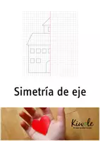 Vista previa - Hojas de trabajo - Simetría de eje - dibujos simétricos en la cuadrícula - Portada