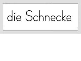 Vorschau - Präsentationen/Tafelbilder - Die Schnecke - Körper und Aussehen - Tafelmaterial - Seite 1