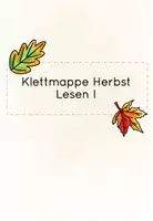 Vorschau - Stationenlernen - Lesen Klettmappen Herbst - Seite 1