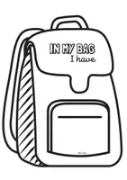 Vista previa - Hojas de trabajo - IN MY BAG I HAVE - Portada