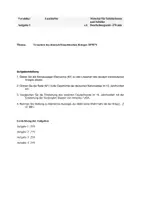 Vorschau - Klassenarbeiten - Klausur zum Vorabitur - Ursachen des deutsch-französischen Kriegs - Deckblatt