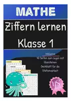 Vorschau - Arbeitsblätter - Mathe: Ziffernkurs Zahlen legen mit Muggelsetinen Glassteine - Deckblatt