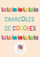 Vista previa - Juegos / Gamificación - Caracoles de colores - página 1