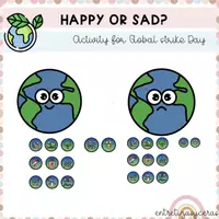 Vista previa - Unidades / Secuencias / Situaciones de Aprendizaje - Happy or sad earth? Cuidamos el medioambiente - Portada