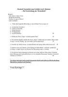 Vorschau - Arbeitsblätter - Textarbeit zu "Die Entwicklung der Menschheit" von Erich Kästner - Deckblatt