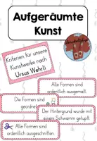 Vorschau - Mal- und Bastelvorlagen - Aufgeräumte Kunst nach Ursus Wehrli - Deckblatt