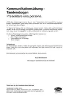 Vorschau - Arbeitsblätter - Tandembogen: Name, Alter und Beruf erfragen - mestieri e professioni - Seite 1