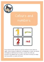 Vista previa - Hojas de trabajo - Colours and numbers, paseo de lectura - Portada