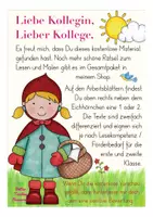 Vorschau - Arbeitsblätter - KOSTENLOS! Lesen und Malen im Herbst - Seite 1