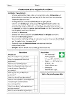 Vorschau - Arbeitsblätter - Deutsch Methodenblatt Bericht - Deckblatt