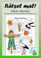 Vorschau - Arbeitsblätter - Rätsel mal! Mein Herbst (Klassen 3 und 4) - Deckblatt