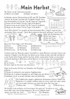Vorschau - Arbeitsblätter - Rätsel mal! Mein Herbst (Klassen 3 und 4) - Seite 1