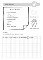 Vorschau - Arbeitsblätter - Rezept Kartoffelsalat - Seite 1