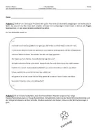 Vorschau - Klassenarbeiten - Klassenarbeit: Einen persönlichen Brief schreiben - Seite 1