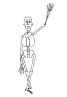 Vorschau - Arbeitsblätter - Albert, the skeleton (Body parts & clothes!!!) - Seite 3