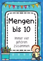 Vorschau - Unterrichtsreihen - 5 Puzzlemappen Zahlen & Mengen bis 10 - Seite 1