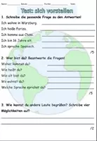 Vorschau - Arbeitsblätter - Test "sich vorstellen" - DaZ - Seite 3