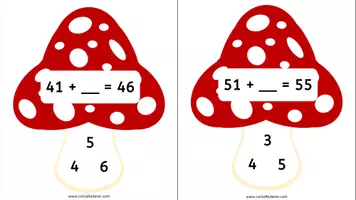Vorschau - Spiele - Platzhalter-Aufgaben Addition ohne ZÜ im ZR100 - Seite 3