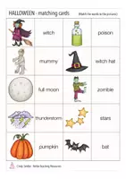 Vorschau - Spiele - HALLOWEEN memory Spiel Englisch - Seite 1